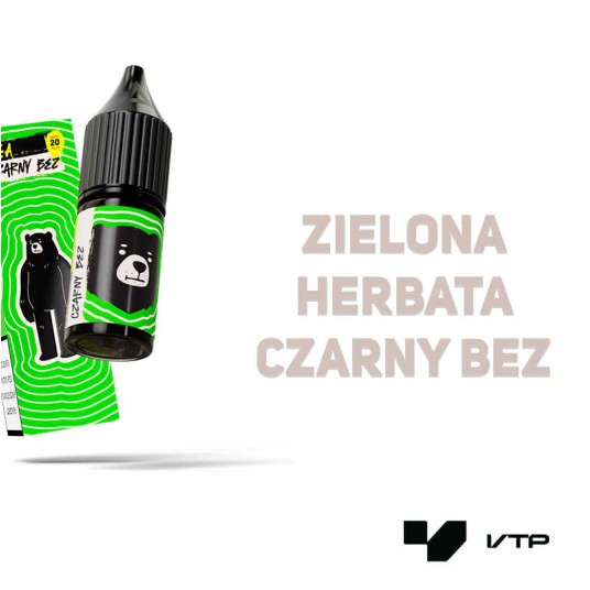 **Liquid Go Bears TEA - Herb Czarny Bez 20MG 10ML -zdjęcie numer 2