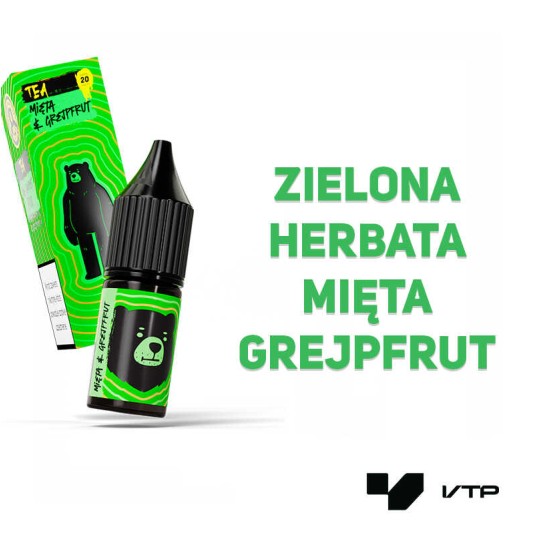 *Liquid Go Bears TEA - Herb Mięta Grejpfrut 20MG 1 -zdjęcie numer 2