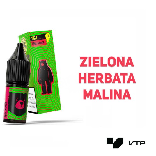 *Liquid Go Bears TEA - Herbata Malinowa 20MG 10ML -zdjęcie numer 2