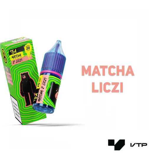 *Liquid Go Bears TEA - Matcha Liczi 20MG 10ML -zdjęcie numer 2