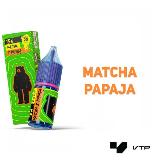 *Liquid Go Bears TEA - Matcha Papaja 20MG 10ML -zdjęcie numer 2