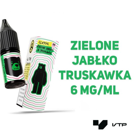 *Liquid Go Bears - Truskawka Ziel Jabłko 06MG -zdjęcie numer 2