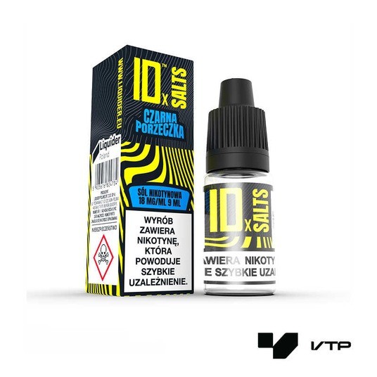 **Liquid IDx SALTS - Czarna Porzeczka 18mgl 9 ml -zdjęcie numer 1