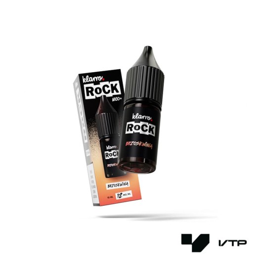 *Liquid Klarro Rock - Brzoskwinia 10ML 12MG -zdjęcie numer 1