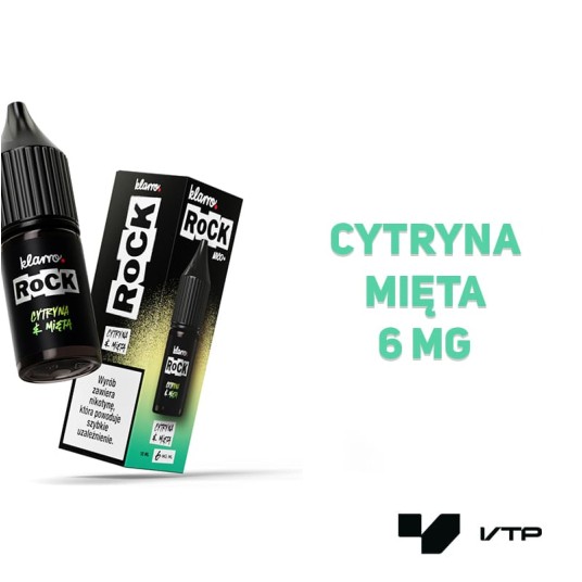 *Liquid Klarro Rock - Cytryna Mięta 10ML 6MG -zdjęcie numer 2