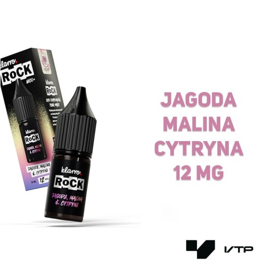 *Liquid Klarro Rock - Jagoda Malina Cytryna 10ML12 -zdjęcie numer 2