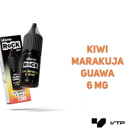 *Liquid Klarro Rock - Kiwi Marakuja Guawa 10ML 6MG -zdjęcie numer 2