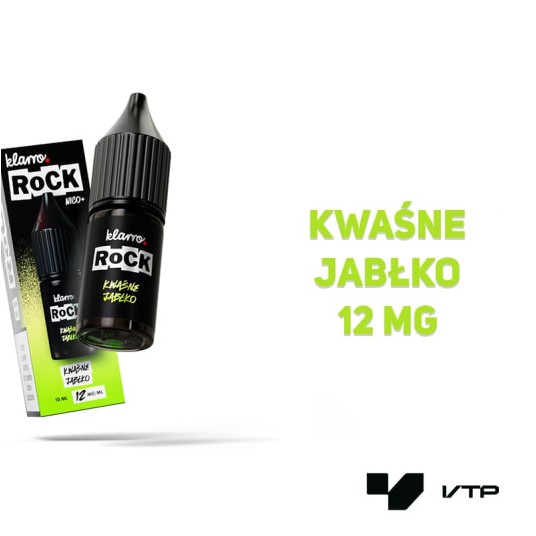 *Liquid Klarro Rock - Kwaśne Jabłko 10ML 12MG -zdjęcie numer 2
