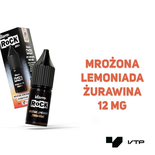*Liquid Klarro Rock - Mroż Lem Żurawinowa 10ML 12M -zdjęcie numer 2