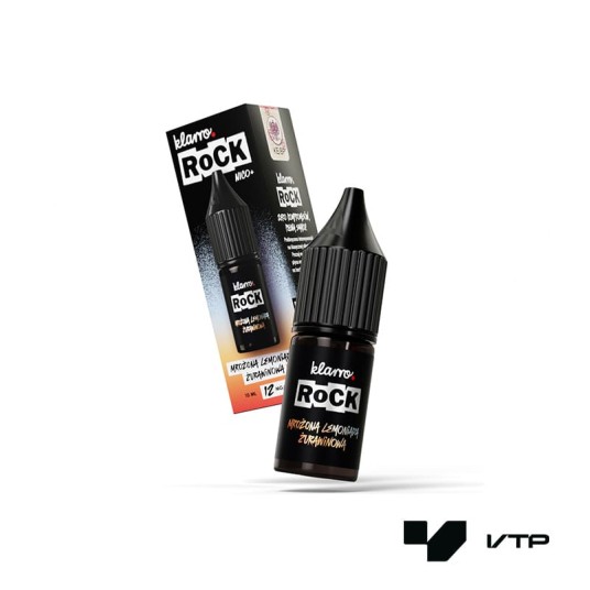 *Liquid Klarro Rock - Mroż Lem Żurawinowa 10ML 12M -zdjęcie numer 1