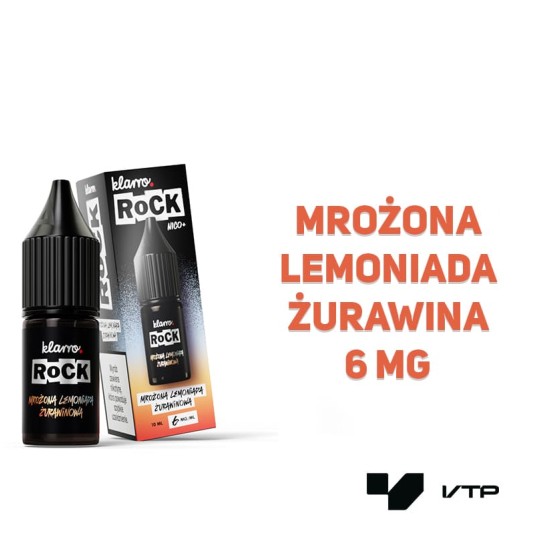 *Liquid Klarro Rock - Mroż Lem Żurawinowa 10ML 6MG -zdjęcie numer 2