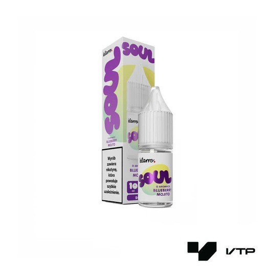 **LIQUID KLARRO SOUL - Blueberry Mojito 10ML 20MG -zdjęcie numer 1
