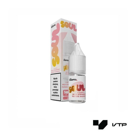 **LIQUID KLARRO SOUL - Milk Strawberry Papaya Rasp -zdjęcie numer 1