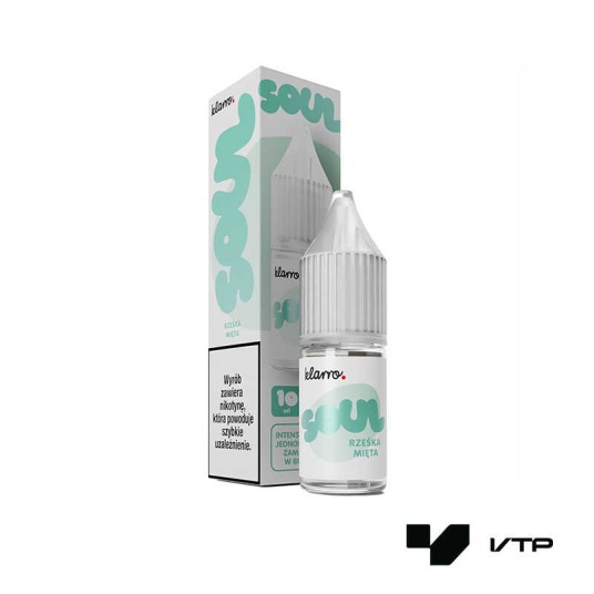 **LIQUID KLARRO SOUL - Rześka Mięta 10ML 20MG -zdjęcie numer 1