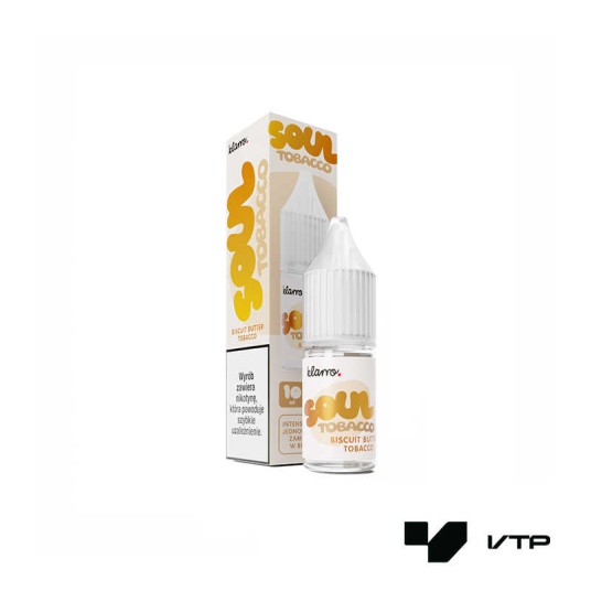 *LIQUID KLARRO SOUL TOBACCO - Biscuit Butter 10ML -zdjęcie numer 1
