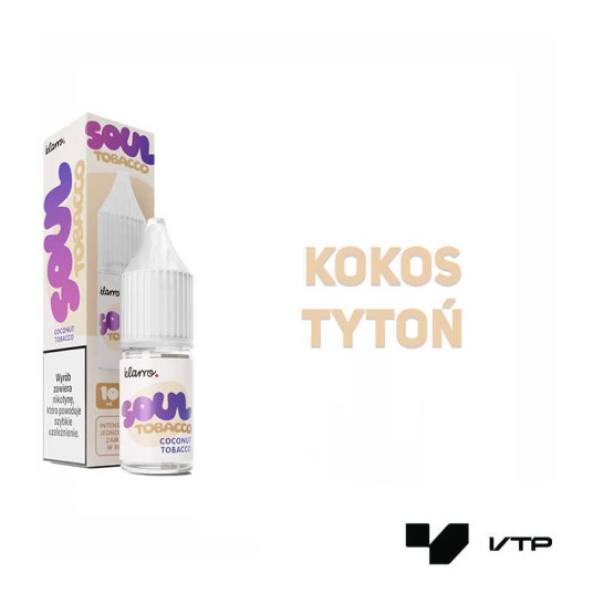 *LIQUID KLARRO SOUL TOBACCO - Coconut 10ML 20MG -zdjęcie numer 2