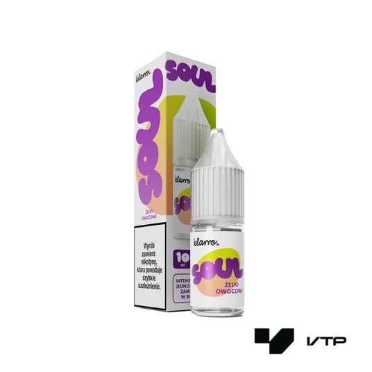 *LIQUID KLARRO SOUL - Żelki owocowe 10ML 20MG -zdjęcie numer 1