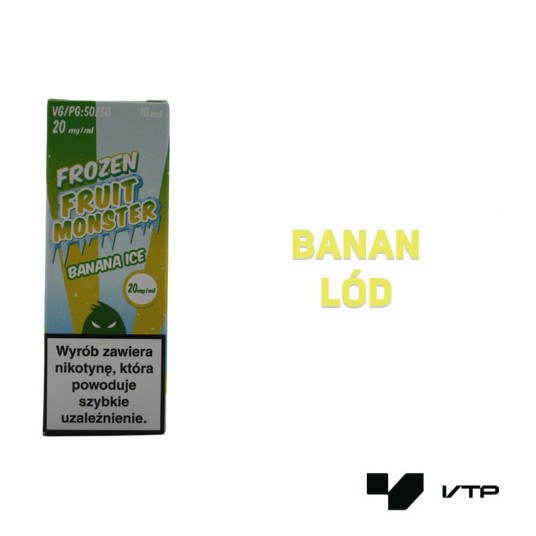 *LIQUID MVL - FROZEN FRUIT MONSTER BANANA ICE 10ML -zdjęcie numer 2