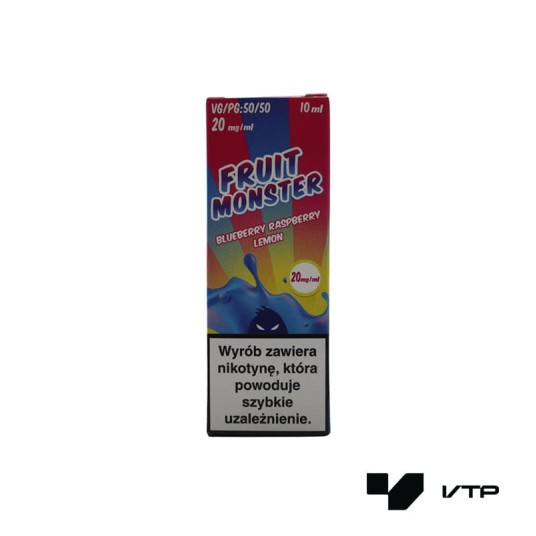 *LIQUID MVL - FRUIT MONSTER BLUE RASP LEMON 10ML 2 -zdjęcie numer 1