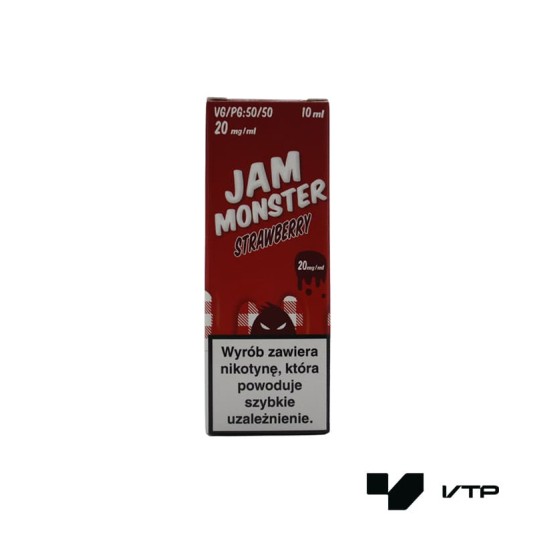 *LIQUID MVL - JAM MONSTER STRAWBERRY 10ML 20MG -zdjęcie numer 1