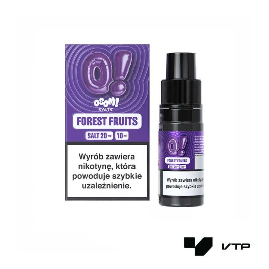 **LIQUID OSOM! SALTS - FOREST FRUITS 10ML 20MG -zdjęcie numer 1