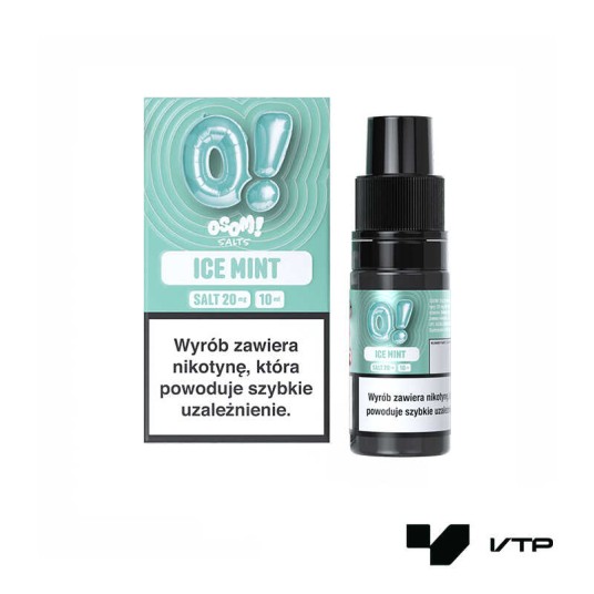 **LIQUID OSOM! SALTS - ICE MINT 10ML 20MG -zdjęcie numer 1