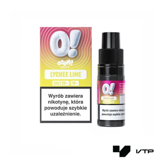 **LIQUID OSOM! SALTS - LYCHEE LIME 10ML 20MG -zdjęcie numer 1
