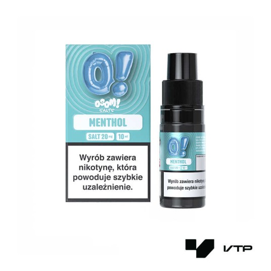 **LIQUID OSOM! SALTS - MENTHOL 10ML 20MG -zdjęcie numer 1