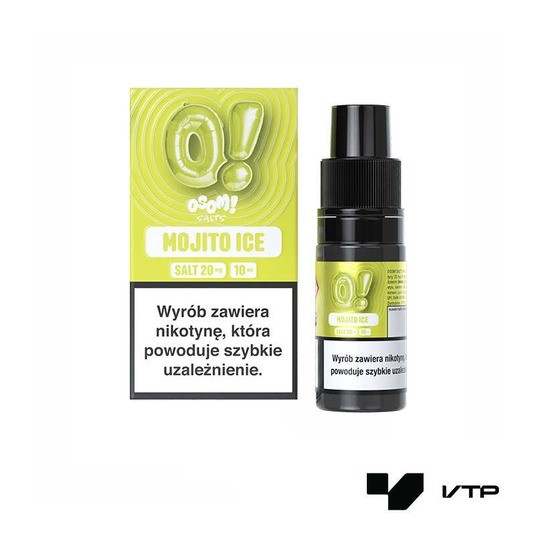 **LIQUID OSOM! SALTS - MOJITO ICE 10ML 20MG -zdjęcie numer 1