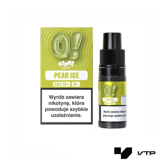 **LIQUID OSOM! SALTS - PEAR ICE 10ML 20MG -zdjęcie numer 1