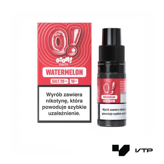 **LIQUID OSOM! SALTS - WATERMELON 10ML 20MG -zdjęcie numer 1