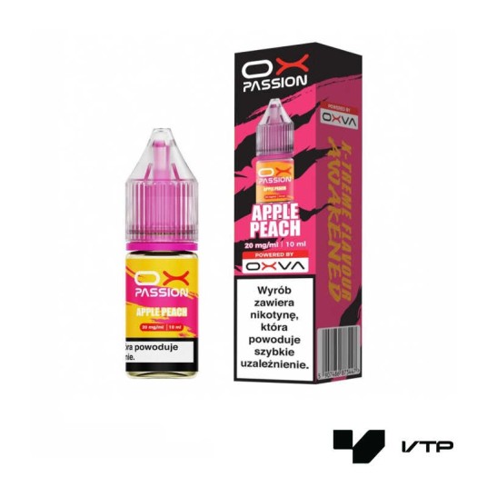 **LIQUID OX PASSION 20MG 10ML - APPLE PEACH -zdjęcie numer 1