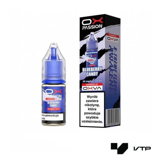 **LIQUID OX PASSION 20MG 10ML - BLUEBERRY CANDY -zdjęcie numer 1