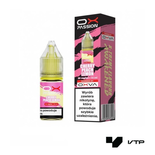**LIQUID OX PASSION 20MG 10ML - CHERRY PEACH LEMON -zdjęcie numer 1