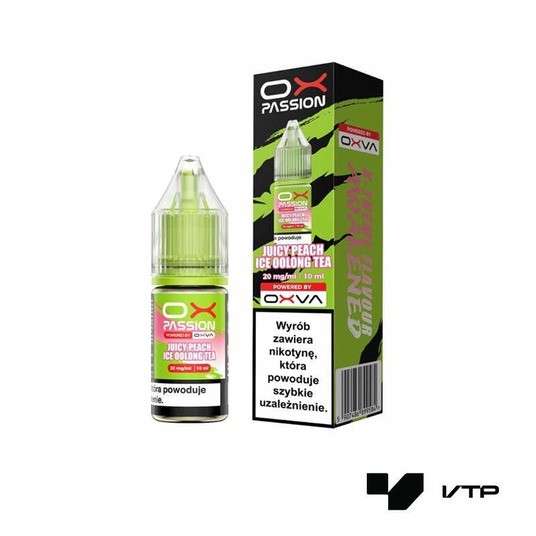 **LIQUID OX PASSION 20MG 10ML - JUICY PEACH ICE OOLONG TEA -zdjęcie numer 1