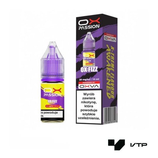 **LIQUID OX PASSION 20MG 10ML - OX FIZZ -zdjęcie numer 1
