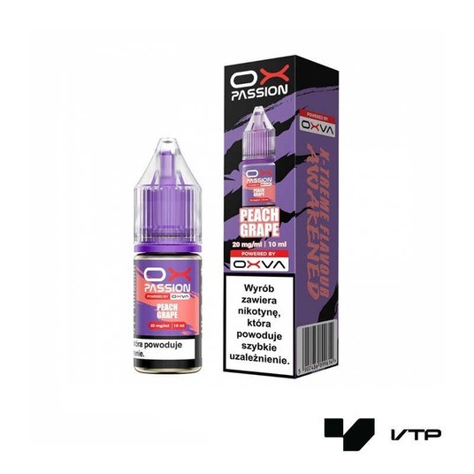 **LIQUID OX PASSION 20MG 10ML - PEACH GRAPE -zdjęcie numer 1