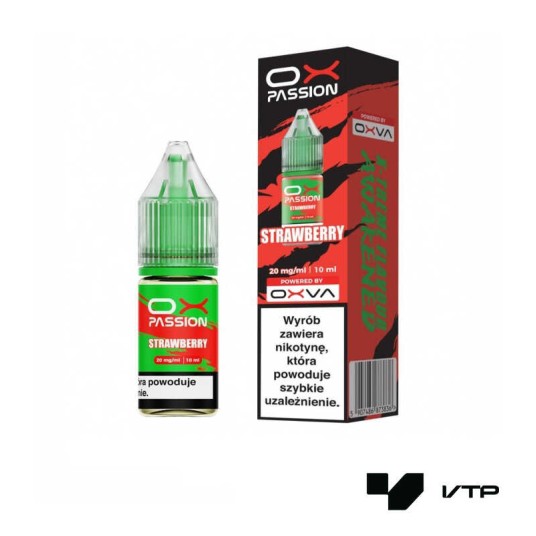 **LIQUID OX PASSION 20MG 10ML - STRAWBERRY -zdjęcie numer 1