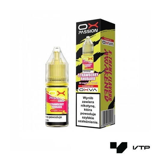 **LIQUID OX PASSION 20MG 10ML - STRAWBERRY RHUBARB -zdjęcie numer 1