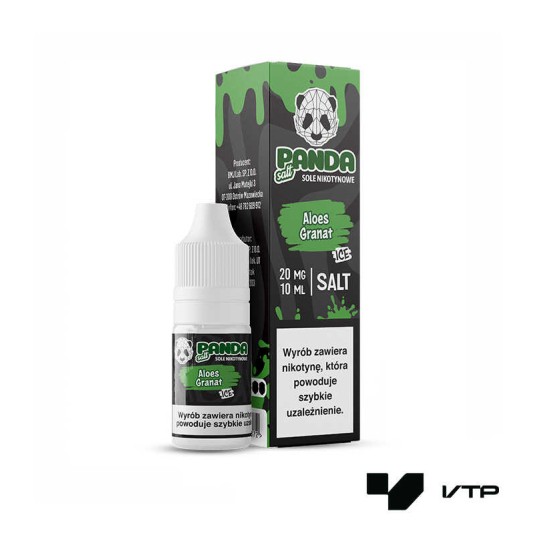 **Liquid Panda Salt - Aloes Granat ICE 10ml 20mg -zdjęcie numer 1
