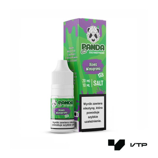 **Liquid Panda Salt - Aloes Winogrono ICE 10ml -zdjęcie numer 1