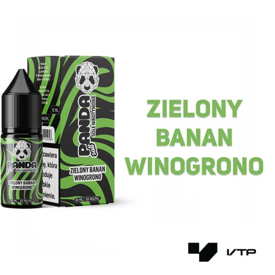 *LIQUID PANDA SALT - BANAN x WINOGRONO 10ML 20MG -zdjęcie numer 2