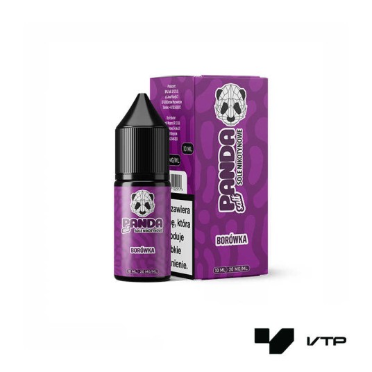*LIQUID PANDA SALT - BORÓWKA 10ML 20MG -zdjęcie numer 1
