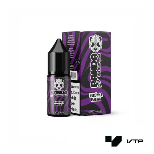 *LIQUID PANDA SALT - BORÓWKA x MALINA 10ML 20MG -zdjęcie numer 1