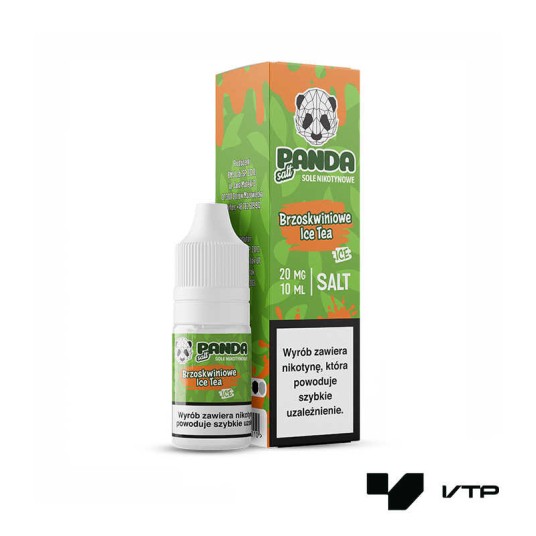 **Liquid Panda Salt - Brzoskwiniowe Ice Tea ICE -zdjęcie numer 1