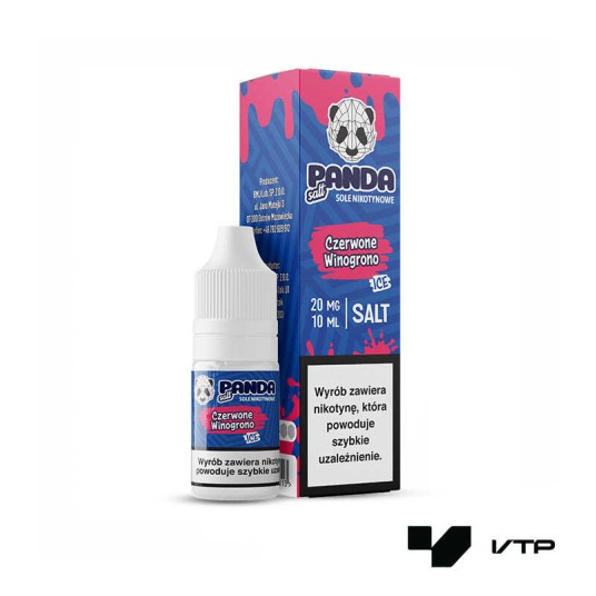 **Liquid Panda Salt - Czerwone Winogrono ICE 10ml -zdjęcie numer 1