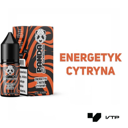 *LIQUID PANDA SALT - ENERGETYK CYTRYNA 10ML 20MG -zdjęcie numer 2