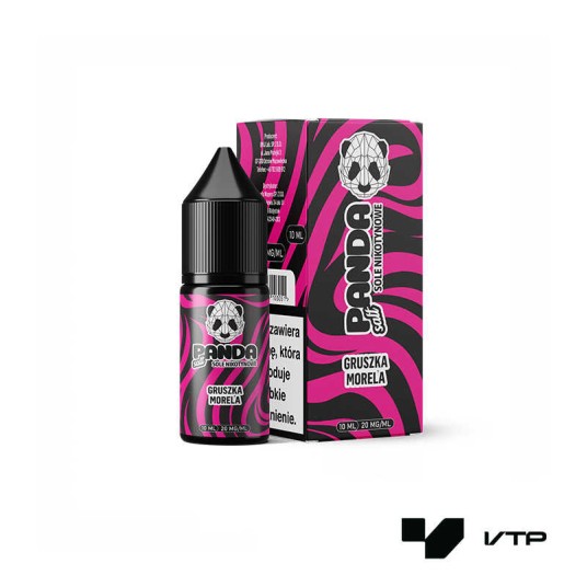 *LIQUID PANDA SALT - GRUSZKA MORELA 10ML 20MG -zdjęcie numer 1