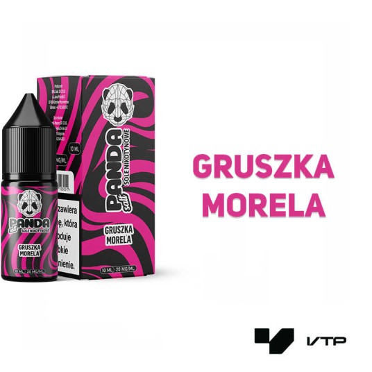 *LIQUID PANDA SALT - GRUSZKA MORELA 10ML 20MG -zdjęcie numer 2