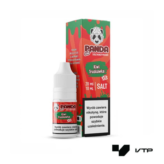**Liquid Panda Salt - Kiwi Truskawka ICE 10ml 20mg -zdjęcie numer 1
